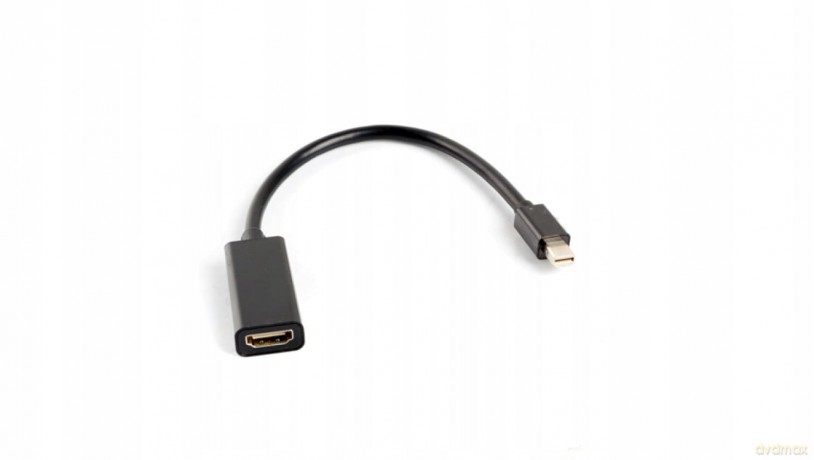 Adapter mini DisplayPort (M) -> HDMI (F) na kablu