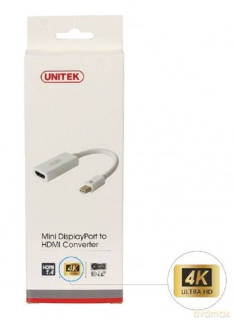 Adapter mini DisplayPort- HDMI 4K; Y-6331