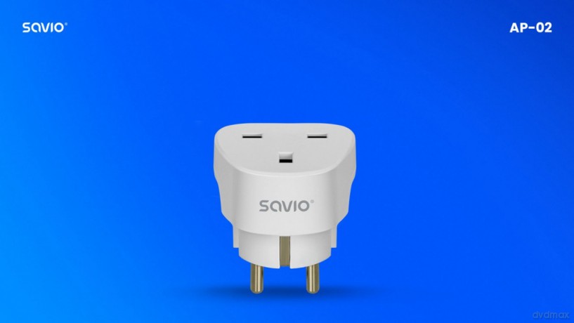 Adapter podróżny, gniazdo UK wtyk EU AP-02