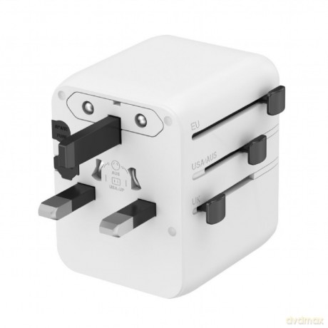 Adapter sieciowy Uniwersalny kostka 20W