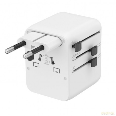 Adapter sieciowy Uniwersalny kostka 20W