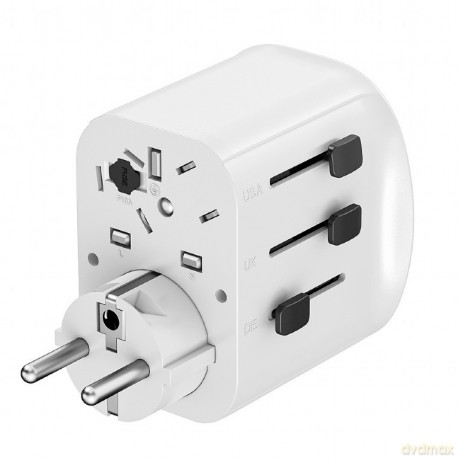 Adapter sieciowy uziemienie Uniwersalny 15W