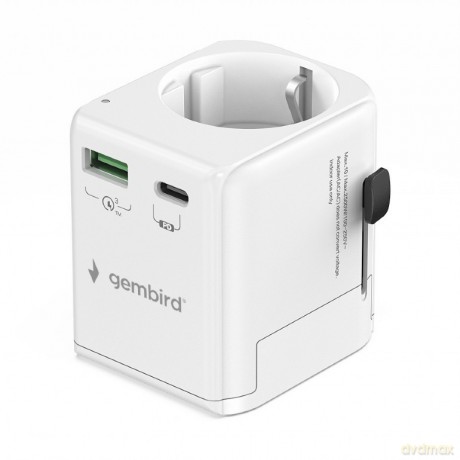 Adapter sieciowy uziemienie Uniwersalny 20W