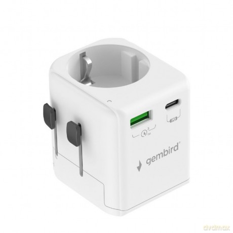 Adapter sieciowy uziemienie Uniwersalny 20W