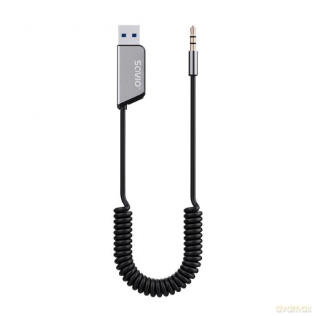 Adapter transmiter AUX z bluetooth 5.3, funkcja zestawu głośnomówiącego, TR-16