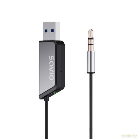 Adapter transmiter AUX z bluetooth 5.3, funkcja zestawu głośnomówiącego, TR-16