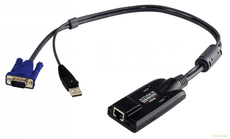 Adapter USB VGA KVM z kompozytowym sygnałem wideo