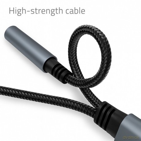 Adapter USB-C 2w1 | USB-C | Jack 3.5mm | PD 15W | 10cm