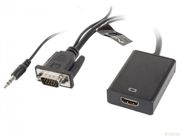 Adapter VGA(M) + Audio -> HDMI(Ż)