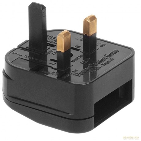 Adapter zasilania UK na gniazdo EU MCE71 Czarny