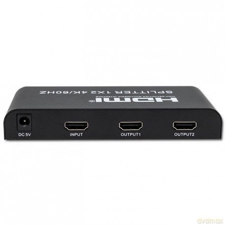 Aktywny rozdzielacz Splitter 2 x HDMI 4K x 2K | 6Gb/s | 60Hz