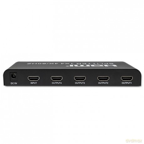 Aktywny rozdzielacz Splitter 4 x HDMI 4K x 2K | 6Gb/s | 60Hz