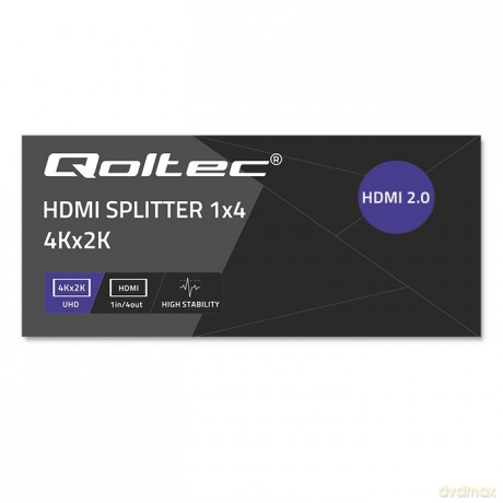 Aktywny rozdzielacz Splitter 4 x HDMI 4K x 2K | 6Gb/s | 60Hz