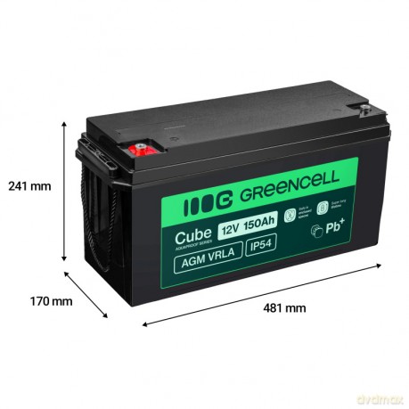 Akumulator AGM VRLA 12V 150Ah IP54