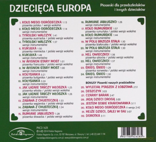 Dziecięca Europa [CD]