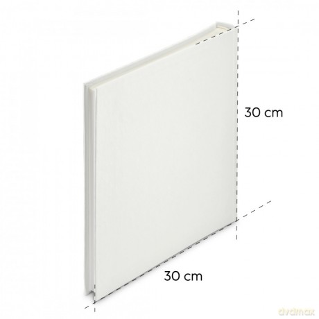 Album jumbo 30x30 wrinkled biały