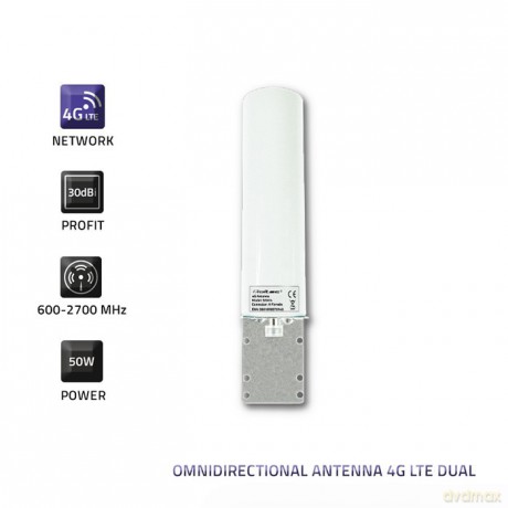 Antena 4G LTE dookólna | 30dBi | wewnętrzno-zewnętrzna