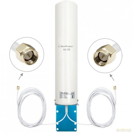 Antena 4G LTE DUAL | 12dBi | dookólna | zewnętrzna