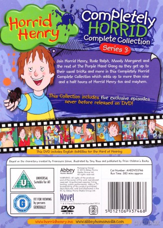 Complete Horrid Henry Sason 3 (Koszmarny Karolek Sezon 3) [DVD]