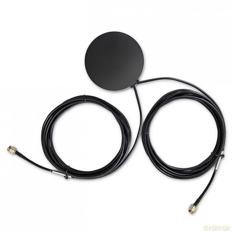 Antena GPS+4G, GLONASS dookólna | 28dBi | 50W | 2 x SMA męski | Zewnętrzna