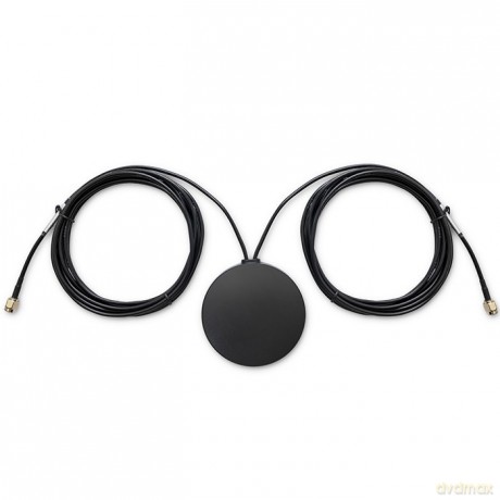 Antena GPS+4G, GLONASS dookólna | 28dBi | 50W | 2 x SMA męski | Zewnętrzna