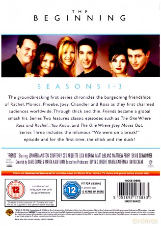 Friends: The Beginning Season 1-3 (Przyjaciele Sezon 1-3) [12DVD]