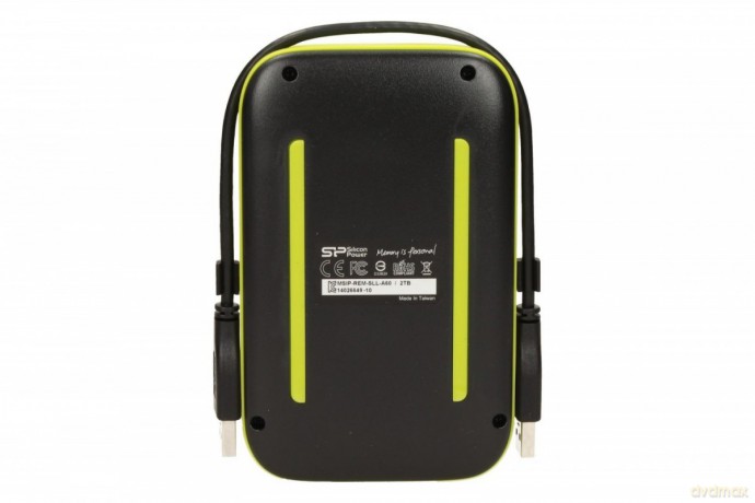 ARMOR A60 2TB USB 3.0 BLACK-GREEN/PANCERNY wstrząso/pyło i wodoodporny
