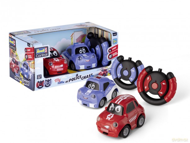 Auto zdalnie sterowane My Little RC Police Set Policja