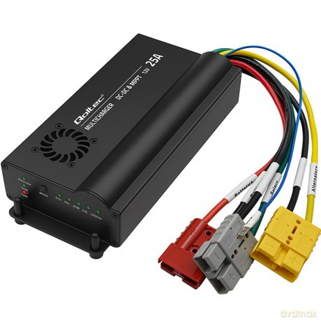 Automatyczna Ładowarka DC-DC 12V z regulatorem MPPT | 25A | LiFePO4 AGM GEL STD