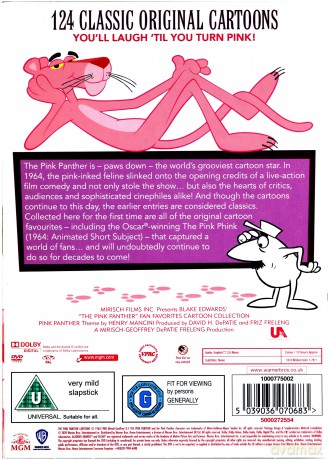 The Pink Panther Cartoon Collection (Różowa Pantera) [4DVD]