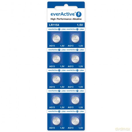 Baterie alkaliczne mini AG13/G13/LR1154/LR44 blister 10 szt.