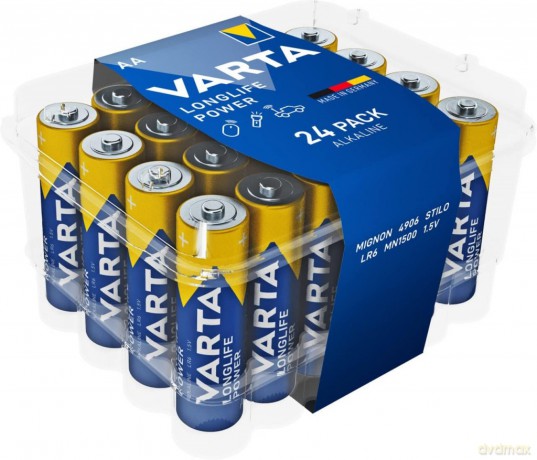 Baterie Alkaliczne R6 (AA)Longlife power 24szt.premium box