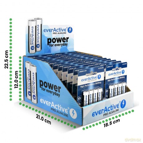 Baterie LR6/AA Pro Alkaline display handlowy 96 szt.