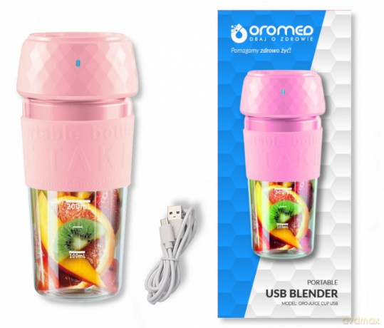 Belender ręczny ORO-JUICER CUP Różowy