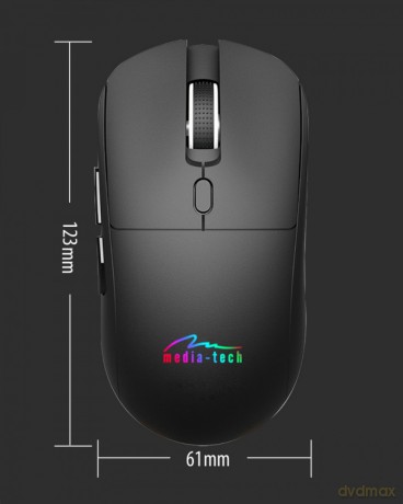 Bezprzewodowa mysz 2w1 (BT/RF)SILENT&RECHARGE
