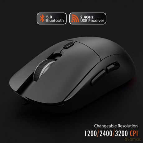 Bezprzewodowa mysz 2w1 (BT/RF)SILENT&RECHARGE