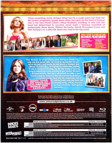 Bridesmaids / Pitch Perfect (Double Pack) (Druhny / Pitch Perfect) [2xBlu-ray]