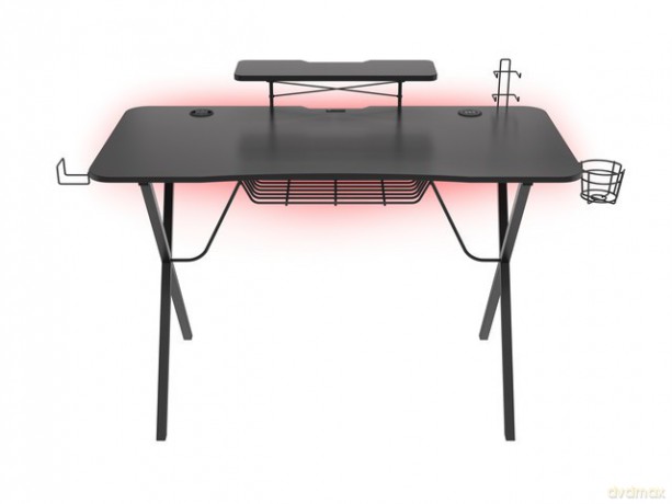 Biurko dla gracza gamingowe Genesis Holm 300 podświetlenie RGB