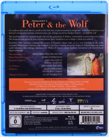 Prokofiev: Peter And The Wolf (Piotruś i Wilk) [Blu-Ray]