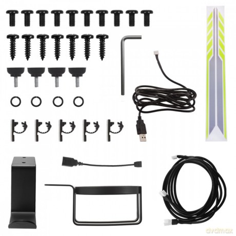Biurko gamingowe NanoRS 120x60cm LED RS102