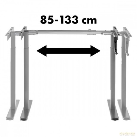 Biurko z regulacją wysokości MC-790NG max 60kg Szare