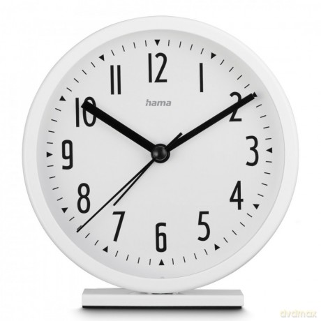Budzik Skye 11,3cm Biały