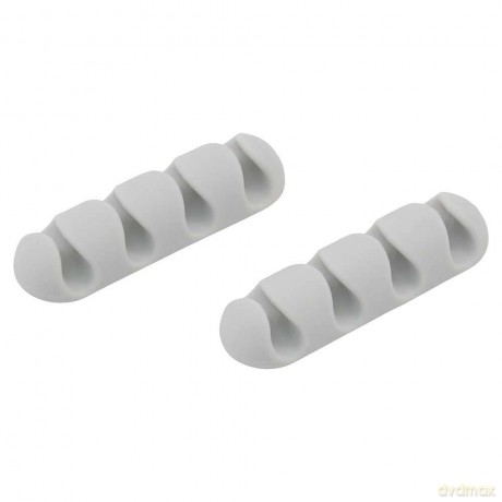 CableDrop multi uchwyt na 4 kable 2 szt. biały