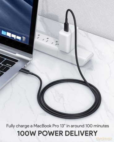 CB-CD23 kabel USB-C - USB-C 1m 100W 5A 20V TPE 4K60Hz 10Gbps