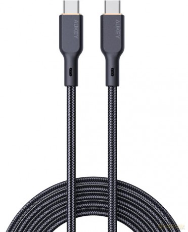 CB-KCC101 kabel USB-C - USB-C 1m 100W PD 5A 20V kevlar + nylonowy oplot