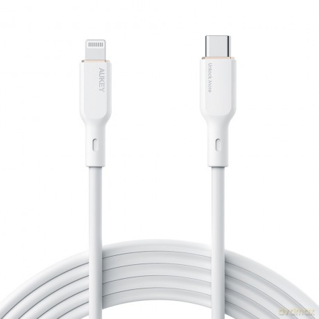 CB-SCL2 kabel Lightning - USB-C 1.8m MFi Apple USB-PD silikonowy biały