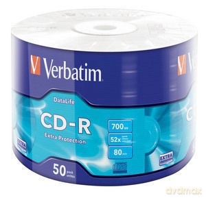 CD-R 52x 700MB 50P SP Extra Protection Wrap 43787