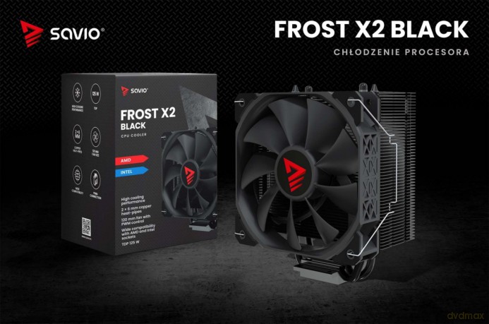 Chłodzenie procesora CPU Frost Black X2
