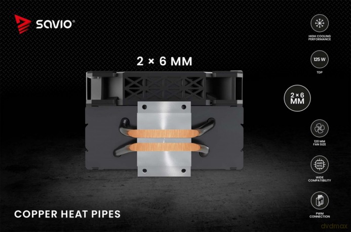 Chłodzenie procesora CPU Frost Black X2