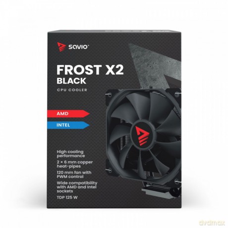Chłodzenie procesora CPU Frost Black X2
